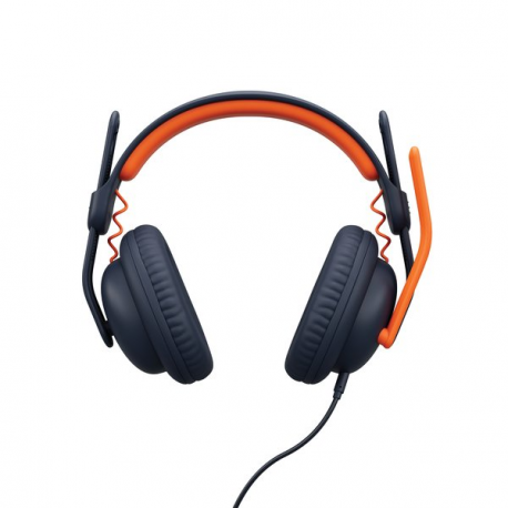 Logitech Zone Learn Over-Ear Wired Headset for Learners, 3.5mm AUX - Headphones with mic - over ear - wired - 3.5 mm jack - 14