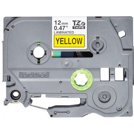 Brother TZe-631S - Black on yellow - Roll (1.2 cm x 4 m) 1 cassette(s) laminated tape - for Brother PT-D210, D600, H110; P-Touch PT-1005, D200, D410, D450, D460, D610, E550, H110 - 0