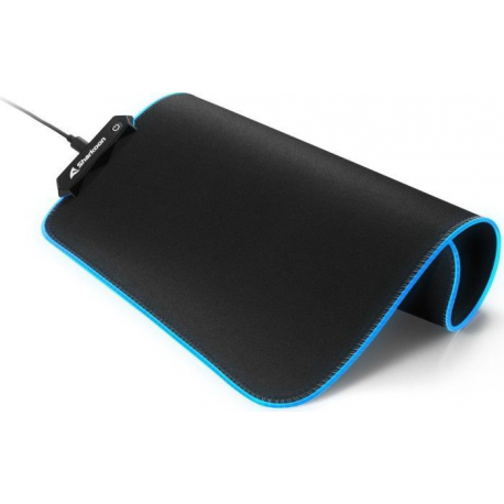 Sharkoon 1337 Gaming Mat RGB V2 360 - Mouse pad - 2