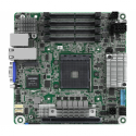 ASRock Rack X570D4I-2T - Motherboard - mini ITX - Socket AM4 - AMD X570 Chipset - USB 3.2 Gen 1, USB 3.2 Gen 2 - 2 x 10 Gigabit LAN - onboard graphics