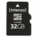 Intenso - Flash memory card (microSDHC to SD adapter included) - 32 GB - Class 4 - microSDHC
