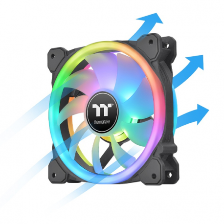 Thermaltake SWAFAN 14 RGB - Case fan - 140 mm (pack of 3) - 1