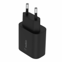 Belkin BOOST CHARGE - Power adapter - PPS technology - 25 Watt - Fast Charge, PD 3.0 (24 pin USB-C) - black
