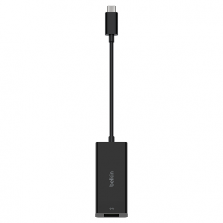 Belkin CONNECT - Network adapter - USB-C - 10M / 100M / 1G / 2.5 Gigabit Ethernet - black - 3