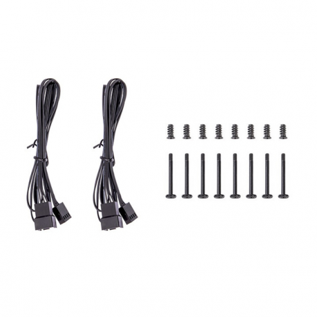 Thermaltake CT120 - Case fan - 120 mm - black (pack of 2) - 4