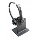 Cisco 562 Wireless Dual - Headset - on-ear - DECT - wireless - with Standard Base Station - for Cisco DX70, DX80; IP Phone 68XX; Webex Board 55, Board 70, Board 85, Room 55, Room 70