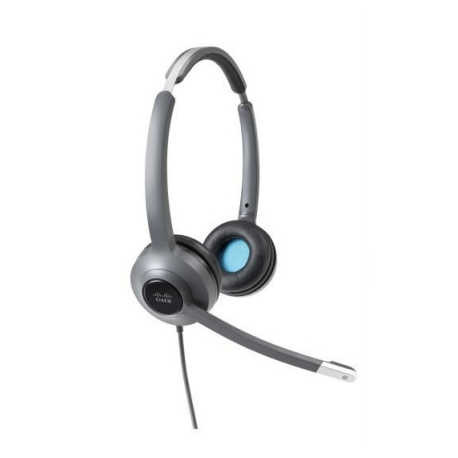 Cisco 522 Wired Dual - Headset - on-ear - wired - 3.5 mm jack - 0