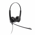 Jabra BIZ 1100 USB Duo - Headset - on-ear - wired - USB - black - academic - Zoom Certified, Certified for Microsoft Teams