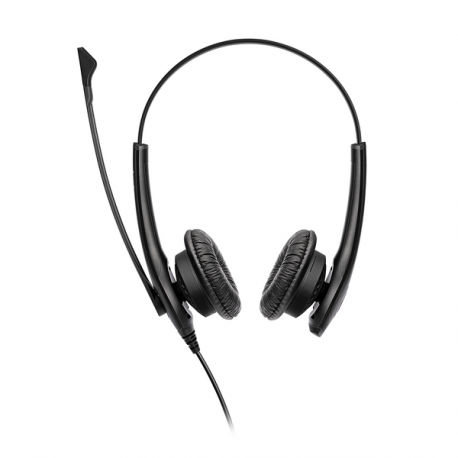Jabra BIZ 1100 USB Duo - Headset - on-ear - wired - USB - black - academic - Zoom Certified, Certified for Microsoft Teams - 3