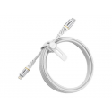 OtterBox Premium - Lightning cable - Lightning male to 24 pin USB-C male - 2 m - cloud sky white - for Apple iPad / iPhone / iPod (Lightning)
