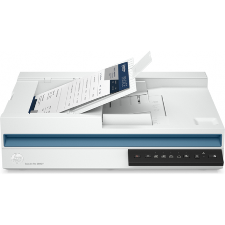 HP Scanjet Pro 2600 f1 - Document scanner - CMOS  /  CIS - Duplex - A4 / Legal - 1200 dpi x 1200 dpi - up to 25 ppm (mono)  /  up to 25 ppm (colour) - ADF (60 sheets) - up to 1500 scans per day - USB 2.0 - 9