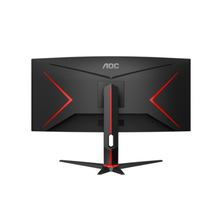 AOC Gaming CU34G2XP / BK - LED monitor - gaming - curved - 34" - 3440 x 1440 WQHD @ 180 Hz - VA - 4000:1 - DisplayHDR 400 - 1 ms - 2xHDMI, 2xDisplayPort - black - 2