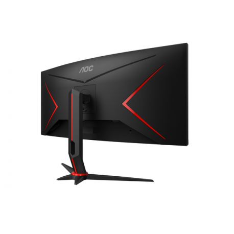 AOC Gaming CU34G2XP / BK - LED monitor - gaming - curved - 34" - 3440 x 1440 WQHD @ 180 Hz - VA - 4000:1 - DisplayHDR 400 - 1 ms - 2xHDMI, 2xDisplayPort - black - 8