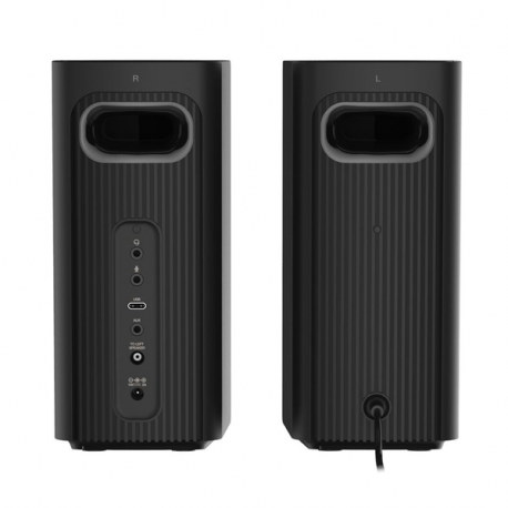 Creative T60 - Speakers - for PC - wireless - Bluetooth - 30 Watt (Total) - black - 3