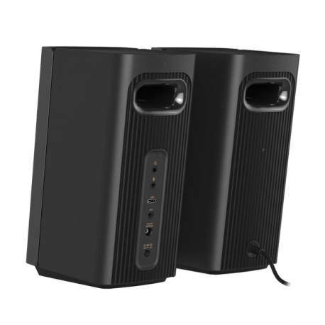 Creative T60 - Speakers - for PC - wireless - Bluetooth - 30 Watt (Total) - black - 5