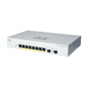Cisco Business 220 Series CBS220-8P-E-2G - Switch - smart - 8 x 10 / 100 / 1000 (PoE+) + 2 x Gigabit SFP (uplink) - rack-mountable - PoE+ (67 W)