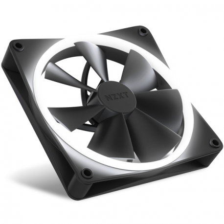 NZXT F Series F140 RGB - Case fan - 140 mm - matte black - 5