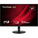ViewSonic VG2708A - LED monitor - 27" - 1920 x 1080 Full HD (1080p) @ 100 Hz - IPS - 250 cd / m² - 1300:1 - 5 ms - HDMI, VGA, DisplayPort - speakers
