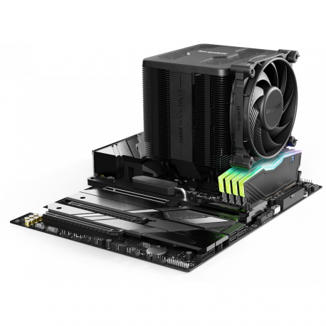 be quiet! Dark Rock PRO 5 - Processor cooler - (for: LGA1155, LGA1150, LGA1151, AM4, LGA1200, LGA1700, AM5) - aluminium and copper - 135 mm - black - 1
