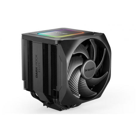 be quiet! Dark Rock Elite - Processor cooler - (for: LGA1155, LGA1150, LGA1151, AM4, LGA1200, LGA1700, AM5) - aluminium with copper base - 135 mm - black - 0