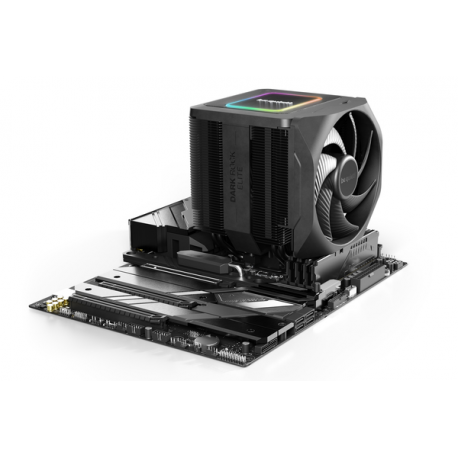 be quiet! Dark Rock Elite - Processor cooler - (for: LGA1155, LGA1150, LGA1151, AM4, LGA1200, LGA1700, AM5) - aluminium with copper base - 135 mm - black - 2