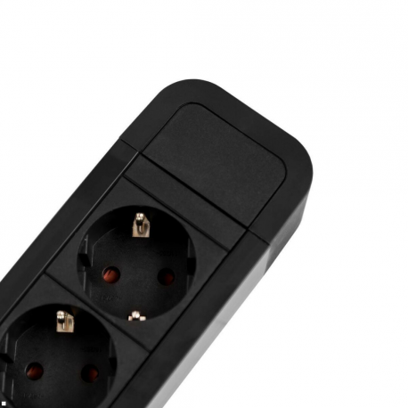 Bachmann PRIMO 2 - Power strip - output connectors: 6 (6 x power) - 2 m cord - black - 3