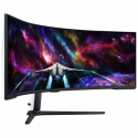 Samsung Odyssey Neo G9 S57CG952NU - G95NC Series - QLED monitor - gaming - curved - 57" - 7680 x 2160 Dual UHD @ 240 Hz - VA - 1000 cd / m² - 1000000:1 - DisplayHDR 1000 - 1 ms - 3xHDMI, DisplayPort - black, white