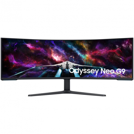 Samsung Odyssey Neo G9 S57CG952NU - G95NC Series - QLED monitor - gaming - curved - 57" - 7680 x 2160 Dual UHD @ 240 Hz - VA - 1000 cd / m² - 1000000:1 - DisplayHDR 1000 - 1 ms - 3xHDMI, DisplayPort - black, white - 2