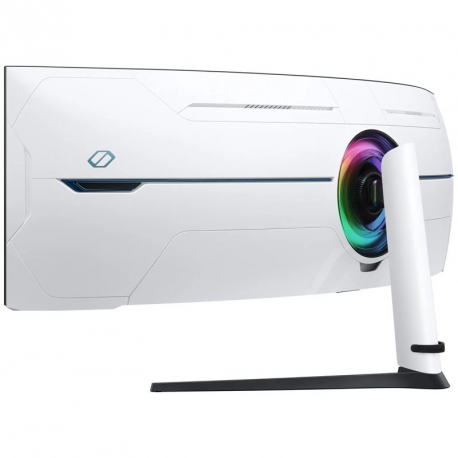 Samsung Odyssey Neo G9 S57CG952NU - G95NC Series - QLED monitor - gaming - curved - 57" - 7680 x 2160 Dual UHD @ 240 Hz - VA - 1000 cd / m² - 1000000:1 - DisplayHDR 1000 - 1 ms - 3xHDMI, DisplayPort - black, white - 7