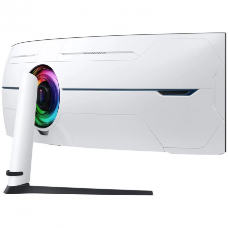Samsung Odyssey Neo G9 S57CG952NU - G95NC Series - QLED monitor - gaming - curved - 57" - 7680 x 2160 Dual UHD @ 240 Hz - VA - 1000 cd / m² - 1000000:1 - DisplayHDR 1000 - 1 ms - 3xHDMI, DisplayPort - black, white - 9