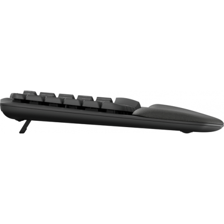 Logitech Wave Keys for Business - Keyboard - wireless - Bluetooth 5.1 LE - QWERTY - graphite - 2