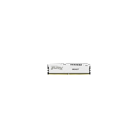 Kingston FURY Beast - DDR5 - kit - 32 GB: 2 x 16 GB - DIMM 288-pin - 2800 MHz / PC5-44800 - CL36 - 1.25 V - unbuffered - on-die ECC - white - 1