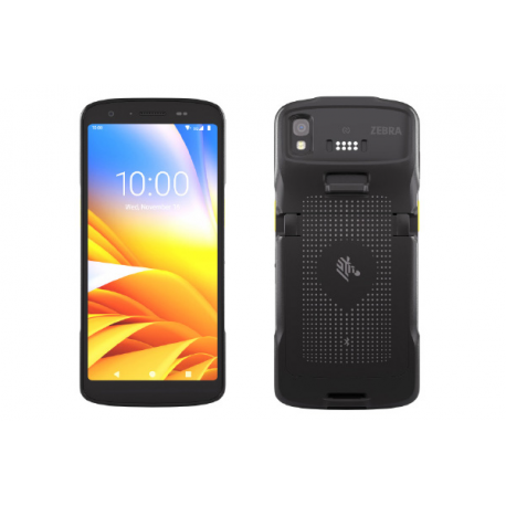 Zebra TC27 - Data collection terminal - rugged - Android - 64 GB - 6" colour (1080 x 2160) - rear camera + front camera - barcode reader - (2D imager) - USB host - microSD slot - NFC, Bluetooth, Wi-Fi 6 - 5G - TAA Compliant - 0