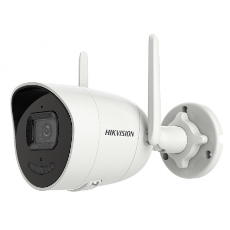 Hikvision IP Camera DS-2CV2041G2-IDW(E) F2.8 Bullet, 4MP, WiFi, FOV95, H265, IR up to 30m, IP66, White - 0