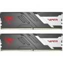 Patriot Viper Venom DDR5 series - DDR5 - kit - 16 GB: 2 x 8 GB - DIMM 288-pin - 5600 MHz  /  PC5-44800 - CL40 - 1.25 V - unbuffered - on-die ECC - silver, red, matte black