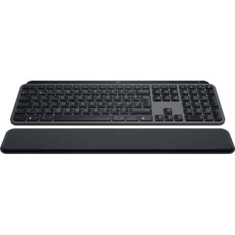 Logitech MX Keys S - Keyboard - backlit - wireless - Bluetooth LE - QWERTY - Nordic (Danish/Finnish/Norwegian/Swedish) - key switch: Scissor-Key - graphite - with Palm Rest - 1