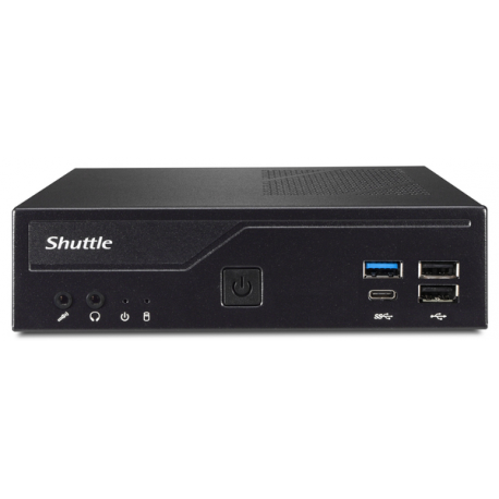 Shuttle XPC slim DH610 - Barebone - Slim-PC - LGA1700 Socket - Intel H610 - no CPU - RAM 0 GB - GigE, 2.5 GigE - black - 5