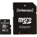 Intenso Performance - Flash memory card (microSDHC to SD adapter included) - 16 GB - UHS-I U1  /  Class10 - microSDHC UHS-I