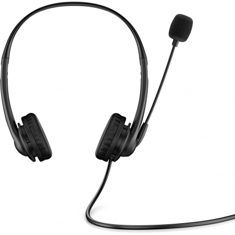 HP G2 - Headset - on-ear - wired - 3.5 mm jack - shadow black - for HP 245 G9, 256 G8, 25X G9; EliteBook 1040 G9, 64X G9, 65X G9; ProBook 44X G9, 45X G9 - 0
