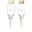 Sharkoon - HDMI cable with Ethernet - HDMI male to HDMI male - 1 m - white