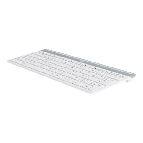 Logitech Slim Wireless Combo MK470 - Keyboard and mouse set - wireless - 2.4 GHz - French - off-white - 2