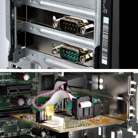 StarTech.com 2-Port PCI Express Serial Card, Dual Port PCIe to RS232 (DB9) Serial Interface Card, 16C1050 UART, Standard or Low Profile Brackets, COM Retention, For Windows & Linux - PCIe to Dual DB9 Card (21050-PC-SERIAL-LP) - Serial adapter - PCIe 2.0 low profile - RS-232 x 2 - yellow - 5