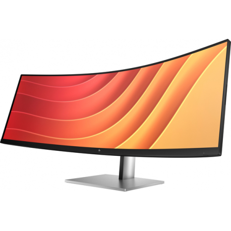 HP E45c G5 - E-Series - LED monitor - curved - 44.5" - 5120 x 1440 Dual Quad HD @ 165 Hz - VA - 400 cd / m² - 3000:1 - 3 ms - HDMI, DisplayPort, USB-C - speakers - black head, black and silver (stand) - 3