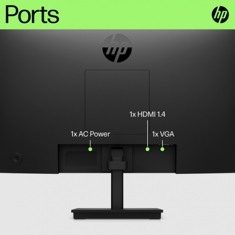 HP P22v G5 - P-Series - LED monitor - 21.45" - 1920 x 1080 Full HD (1080p) @ 75 Hz - VA - 200 cd / m² - 3000:1 - 5 ms - HDMI, VGA - black - 2