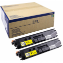 Brother TN329Y - 2-pack - yellow - original - toner cartridge - for Brother DCP-L8450CDW, HL-L8350CDW, HL-L8350CDWT, MFC-L8850CDW