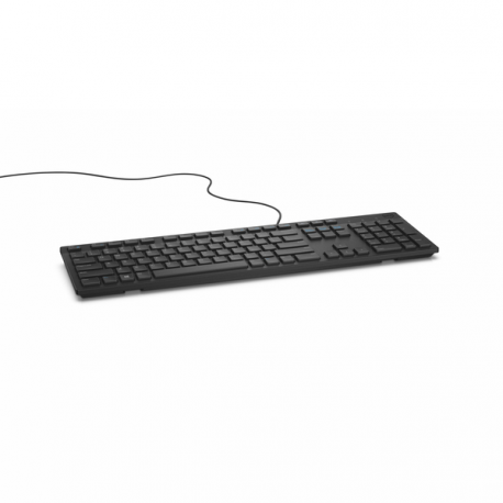 Dell KB216 - Keyboard - USB - QWERTY - Norwegian - black - for Inspiron 17R 7720; Latitude 33XX, 35XX, 73XX, 7400 2-in-1, D630; OptiPlex 50XX, 5250, 90XX - 1