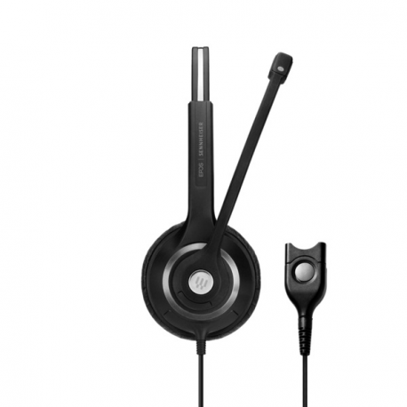 EPOS I SENNHEISER IMPACT SC 230 - 200 Series - headset - on-ear - wired - Easy Disconnect - black, silver, black with silver - 3