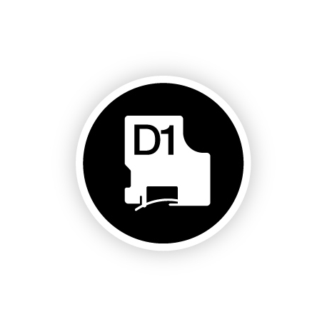 DYMO LabelMANAGER 360D - Labelmaker - B / W - thermal transfer - Roll (1.9 cm) - 180 dpi - up to 12 mm / sec - cutter - 1 line printing, 2 line printing - 4