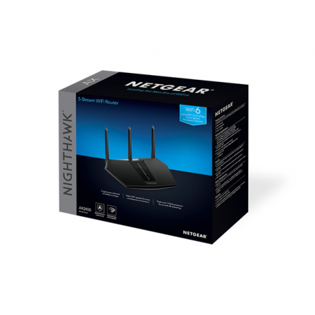 NETGEAR Nighthawk RAX30 - Wireless router - 4-port switch - GigE - 802.11a/b/g/n/ac/ax - Dual Band - 4