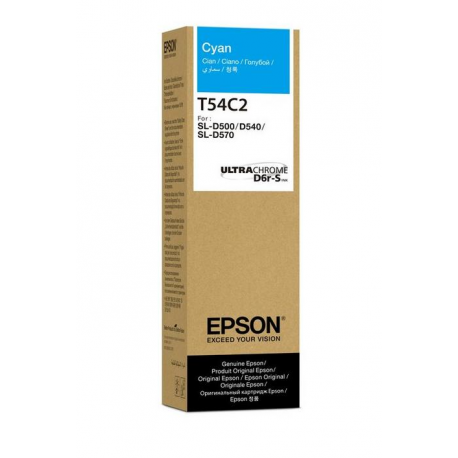 Epson T54C - Cyan - original - box - ink refill - for SURELAB SL-D500 - 1
